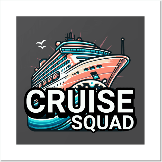 Cruise Squad Wall Art by Norse Magic